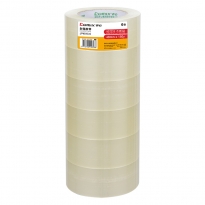 齐心 JP4815-6 普透封箱胶带 48mm*150y 6卷装