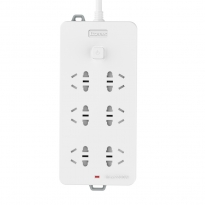 齐心 PC-WZ635 延长线插座 6位30孔总控 3米