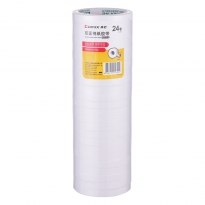 齐心 MJT1210-10 双面胶棉纸胶带 12mm*10y 10卷装